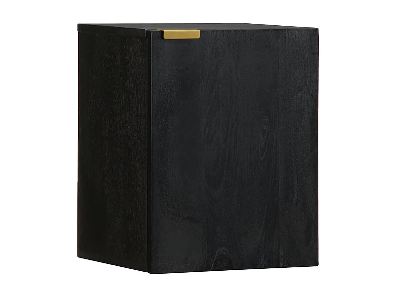 Mueble de pared para baño de madera contrachapada negra