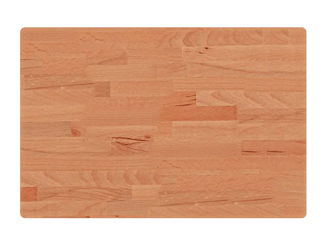 Estante de lavabo de pared de acero y madera maciza de haya