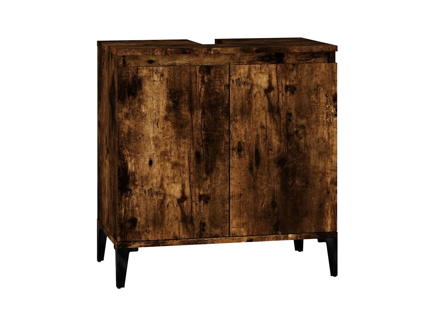 Mobile Lavabo Rovere Fumo 58x33x60 cm in Legno Multistrato