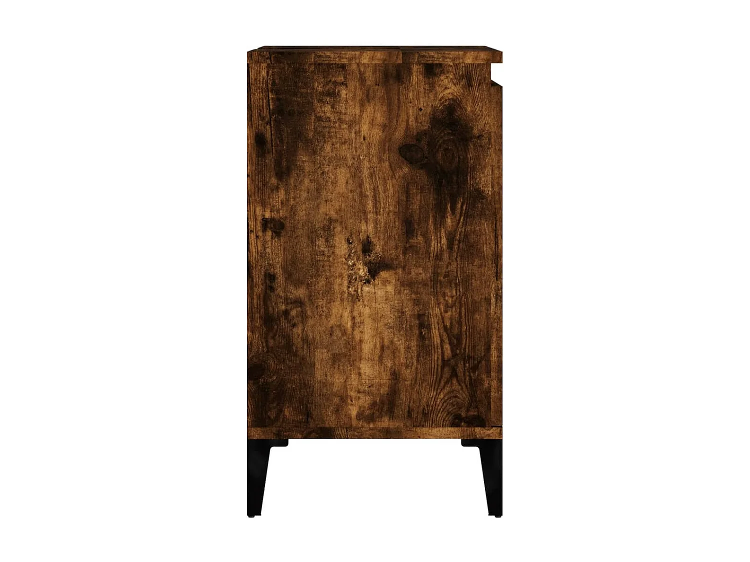Meuble d'évier chêne fumé 58x33x60 cm bois d'ingénierie