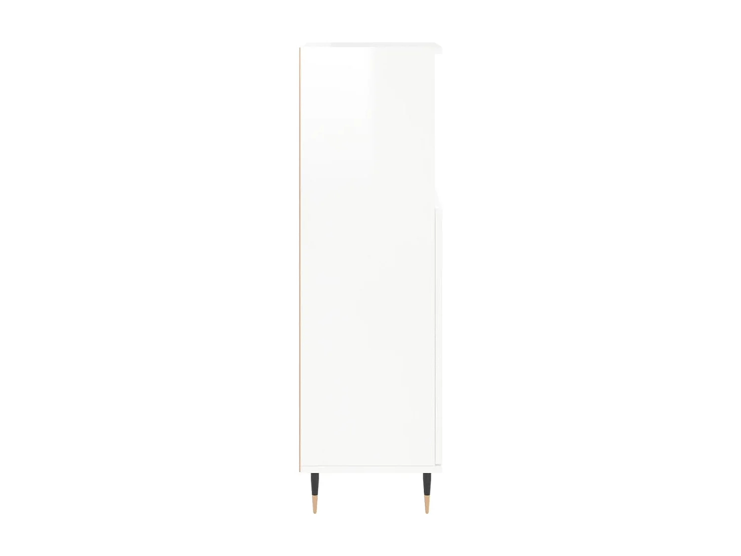 Armoire de salle de bain blanc brillant 30x30x100 cm