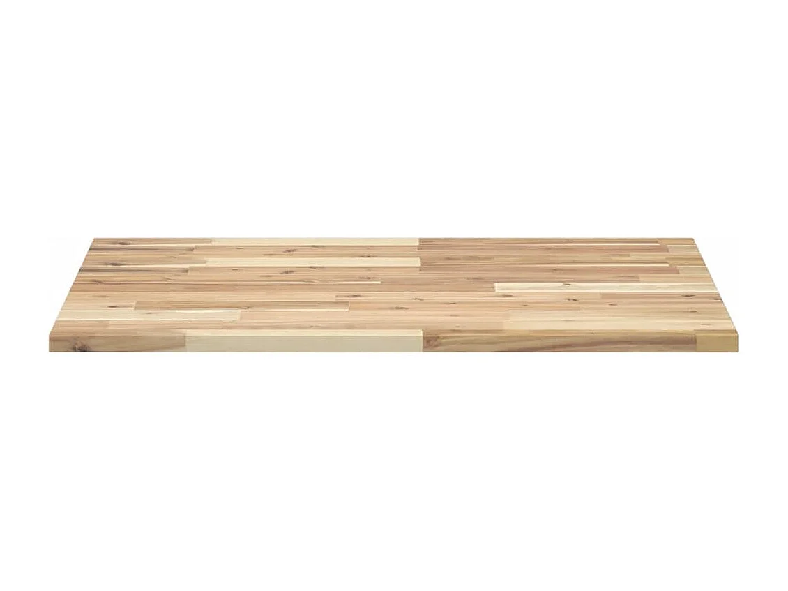 Dessus de meuble de salle de bain non traité bois d'acacia