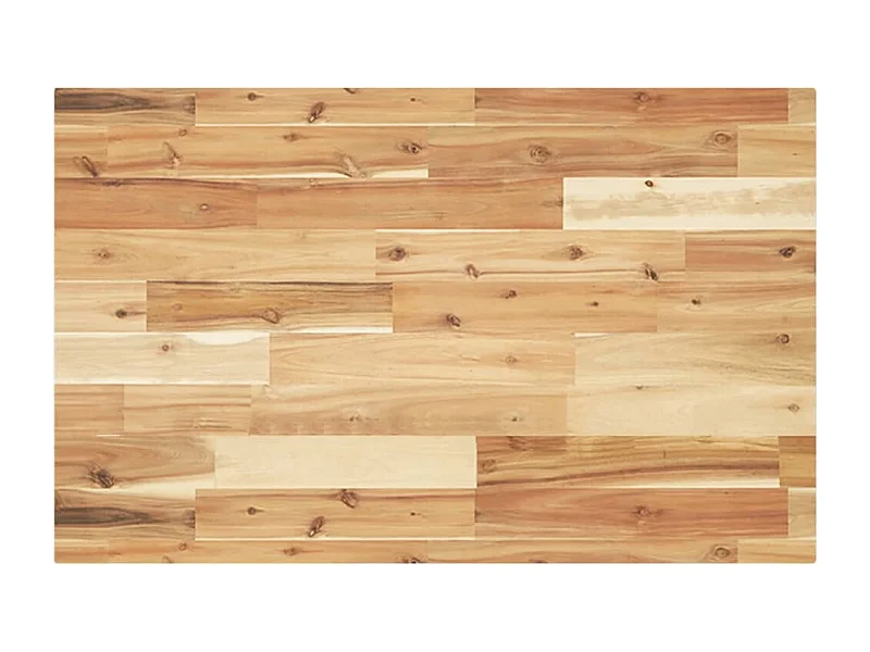 Piano da Bagno Finitura a Olio 120x50x4 cm in Legno di Acacia