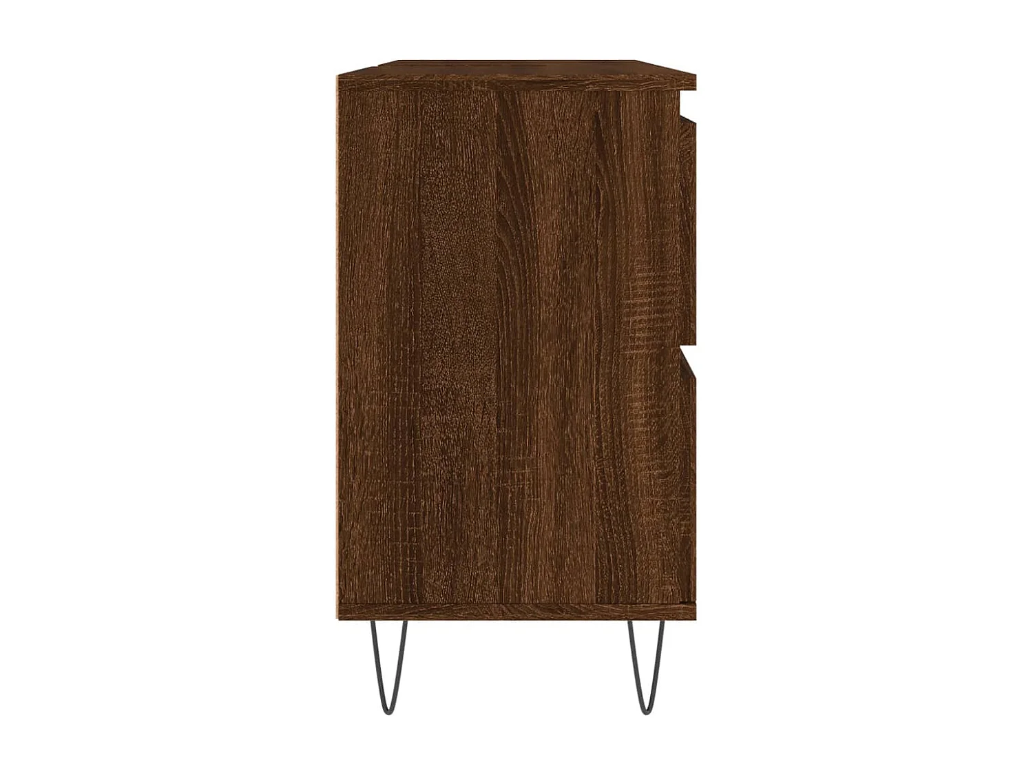 Armoire salle de bain chêne marron 80x33x60cm bois d'ingénierie