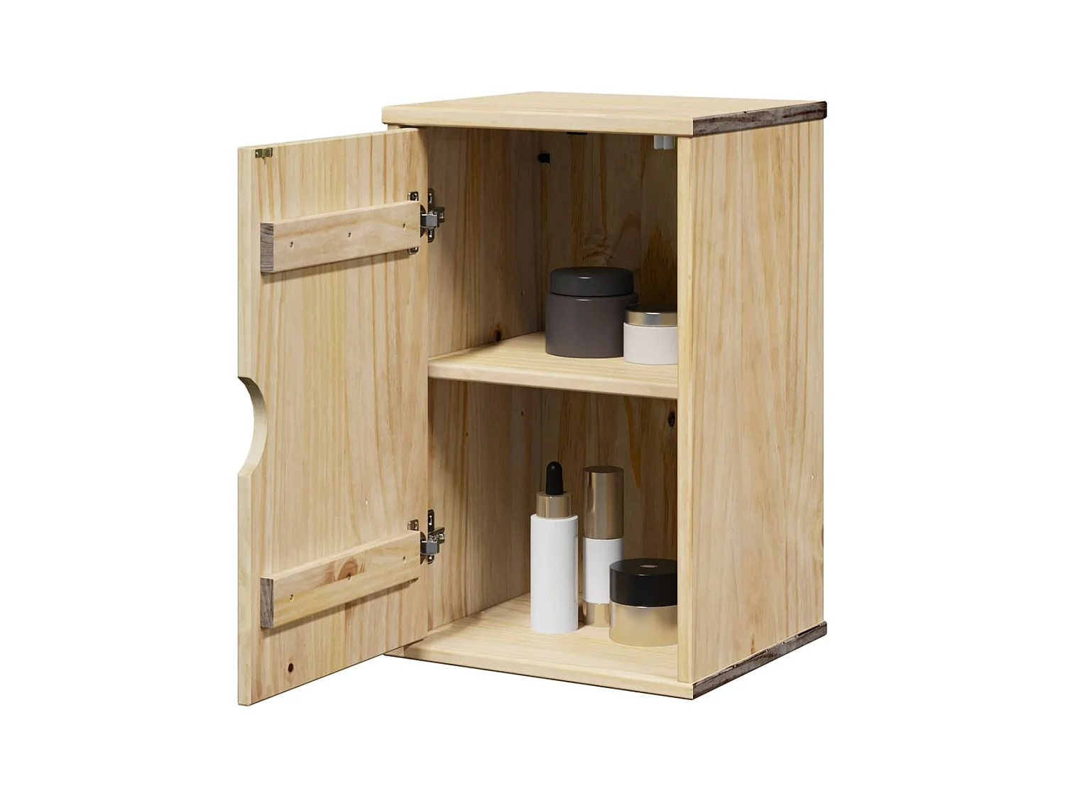 Armoire murale de salle de bain OTTA 35x30x55 cm bois massif