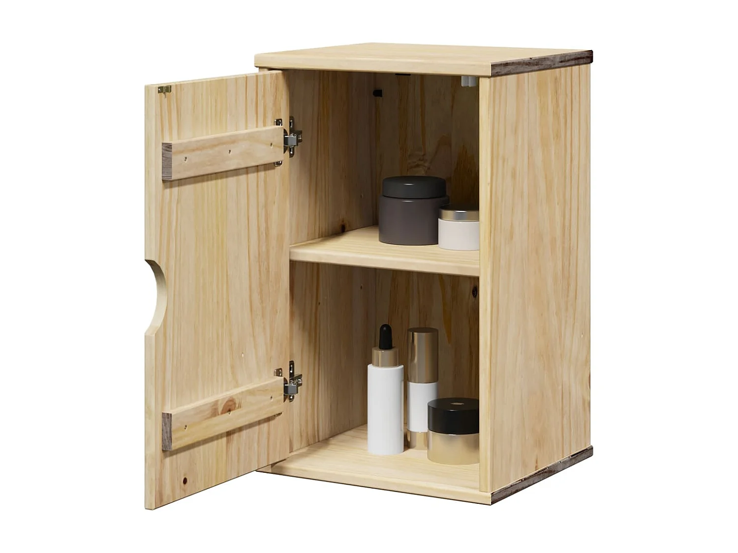 Armoire murale de salle de bain OTTA 35x30x55 cm bois massif
