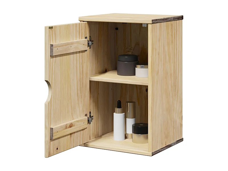 Armoire murale de salle de bain OTTA 35x30x55 cm bois massif