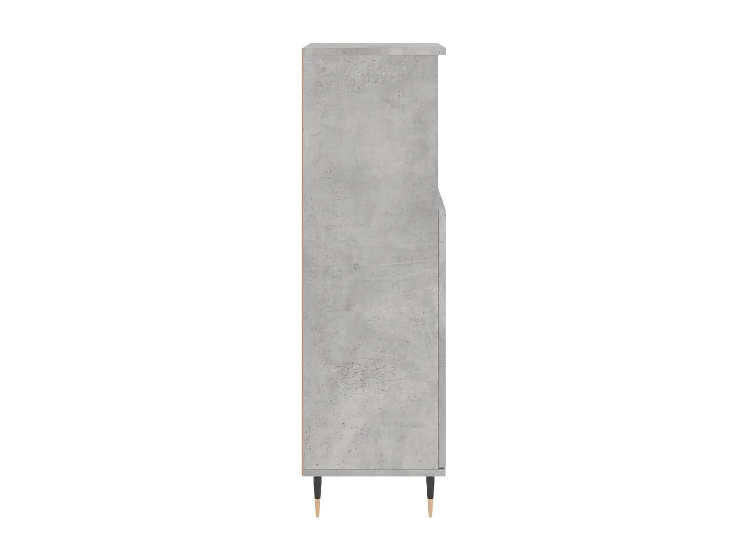 Armoire de salle de bain gris béton 30x30x100 cm