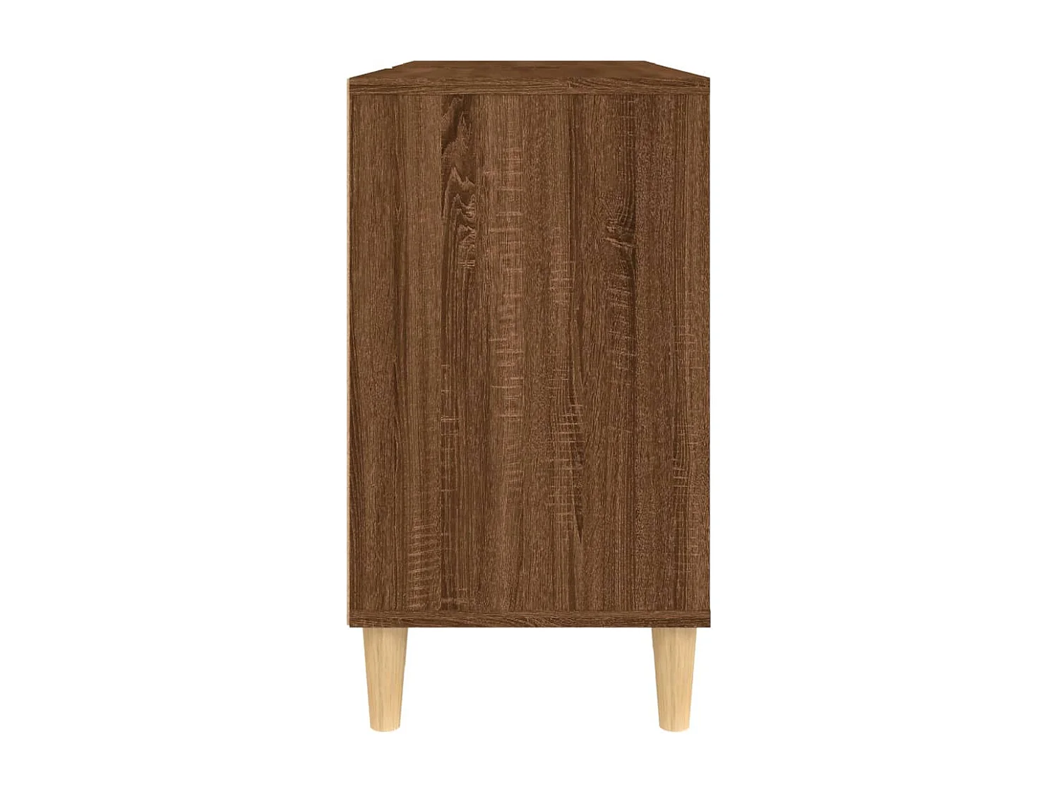 Meuble d'évier chêne marron 80x33x60 cm bois d'ingénierie