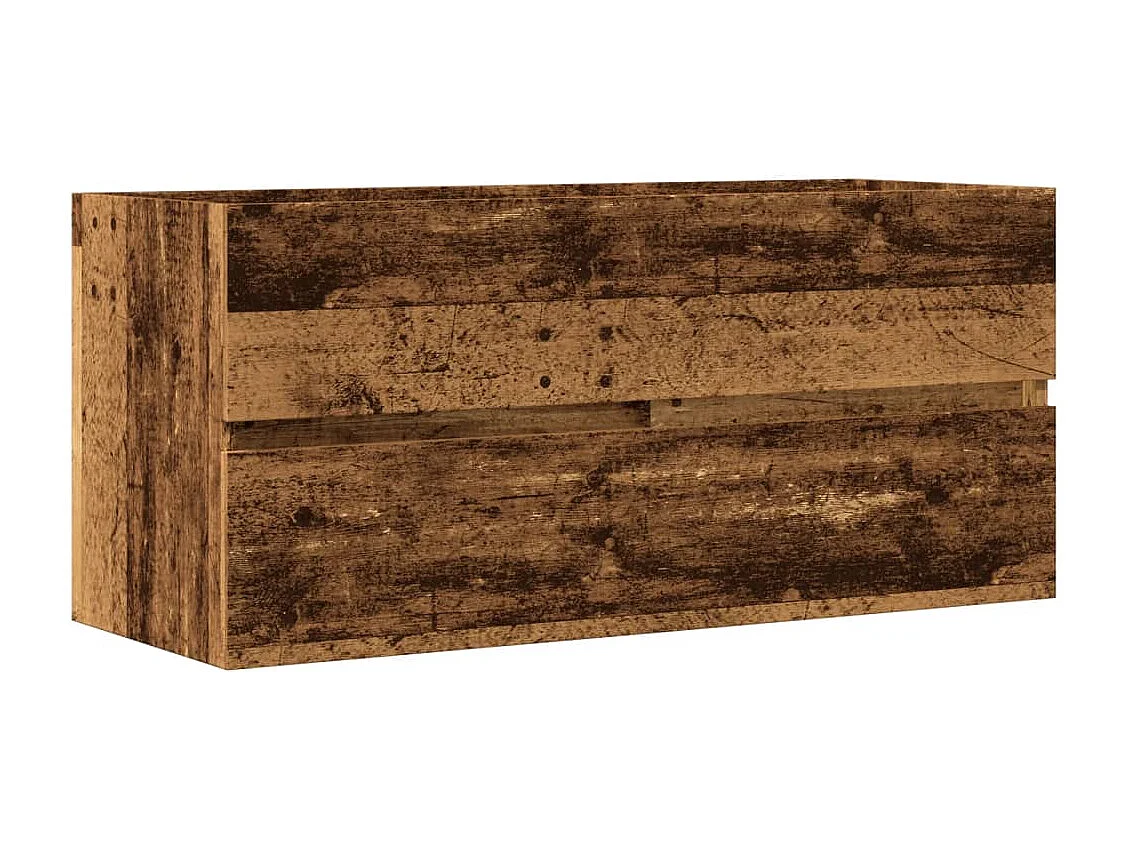 Mueble lavabo madera antigua 100x38,5x45 cm madera contrachapada