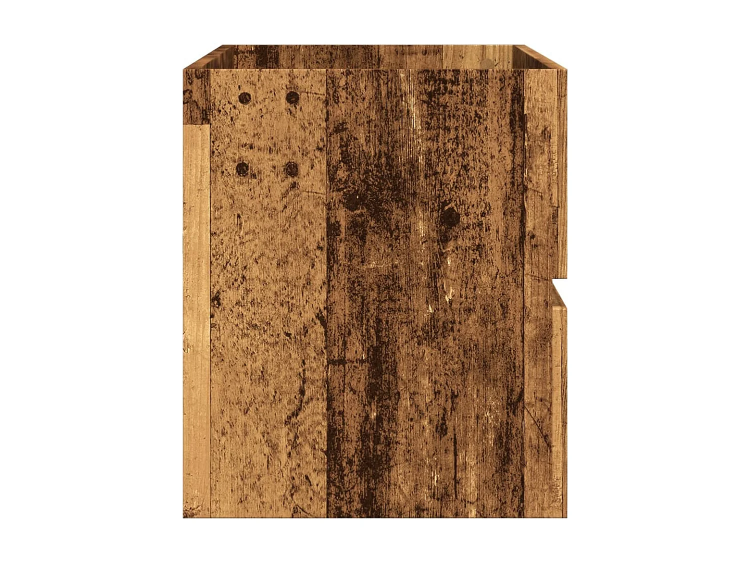 Armoire lavabo vieux bois 100x38,5x45 cm bois d'ingénierie