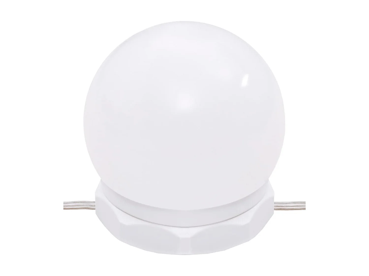 Mobile a Specchio con LED Grigio Cemento 60x31,5x62 cm