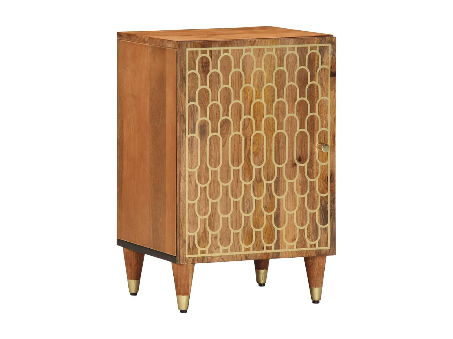 Mueble de baño 38x33x58 cm madera maciza de mango