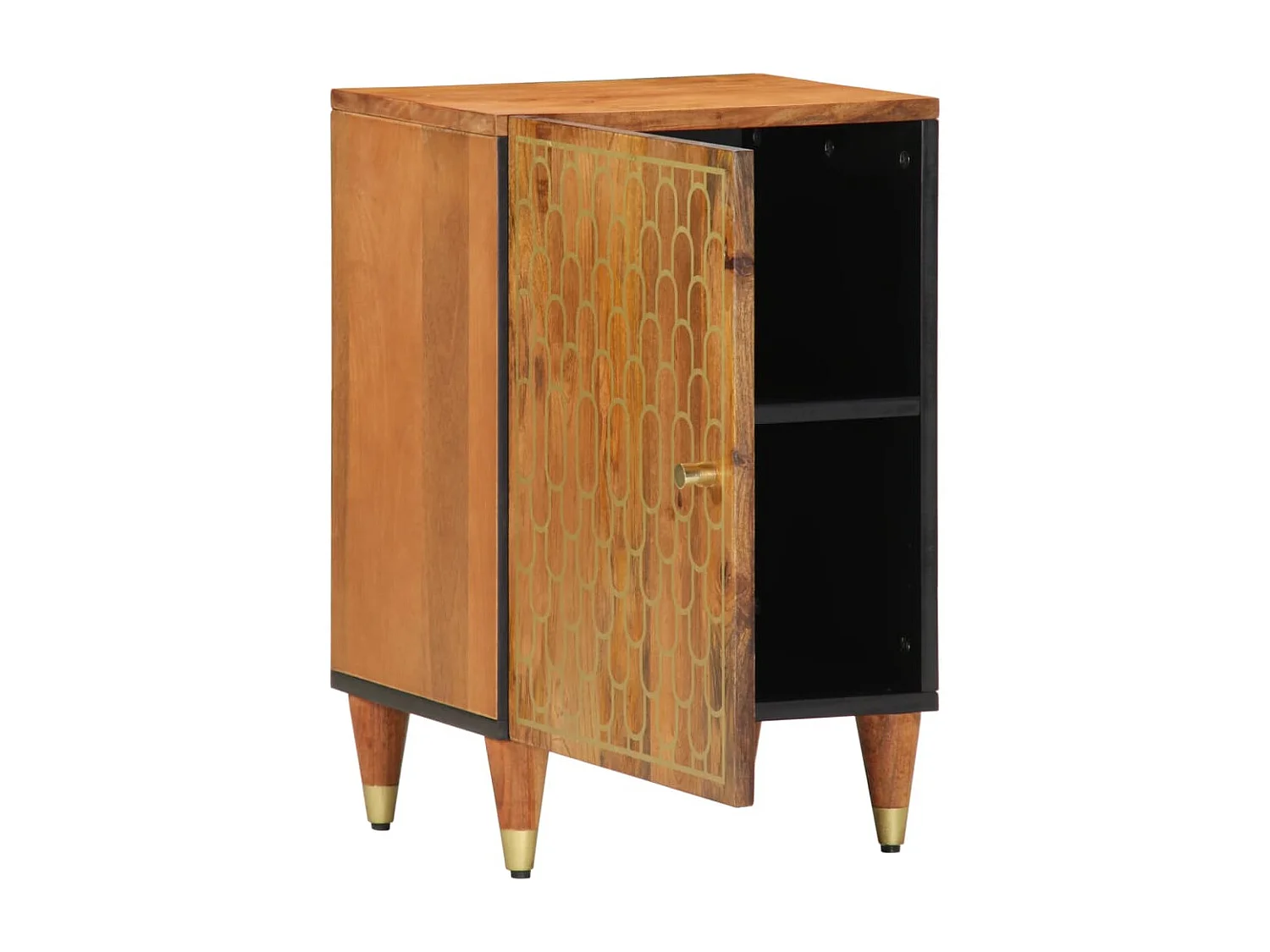 Mueble de baño 38x33x58 cm madera maciza de mango