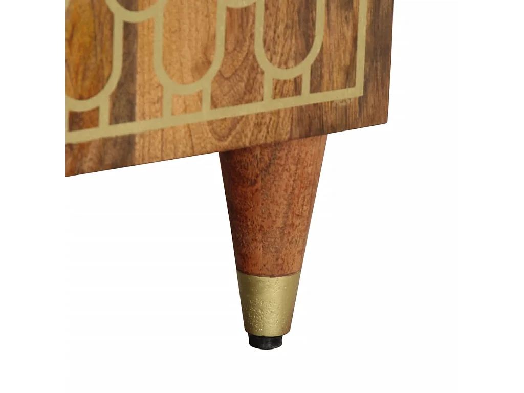 Mueble de baño 38x33x58 cm madera maciza de mango