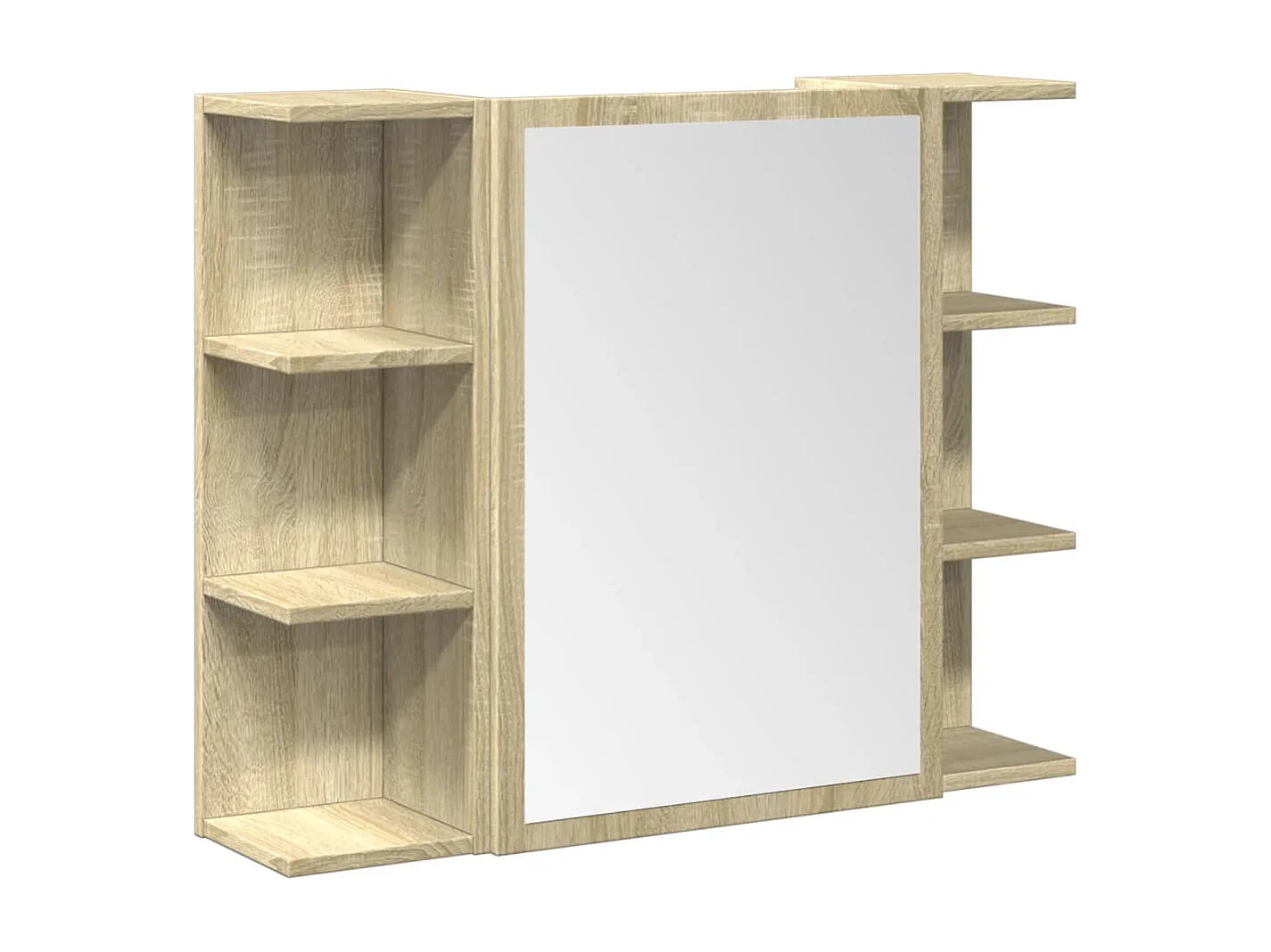 Ensemble de meubles de salle de bain 3 pcs chêne sonoma