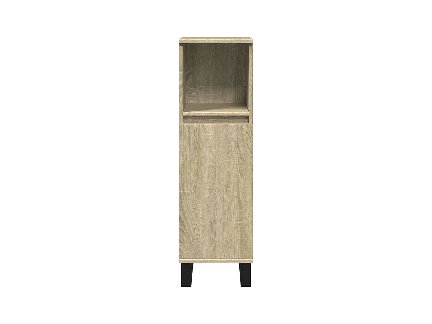 Badschrank Sonoma-Eiche 30x30x100 cm Holzwerkstoff
