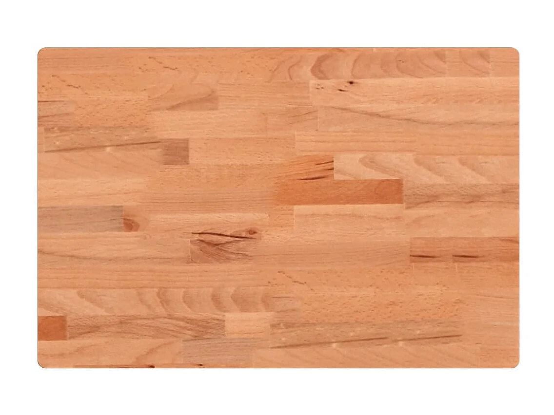 Badkamer wandschap staal en massief beukenhout