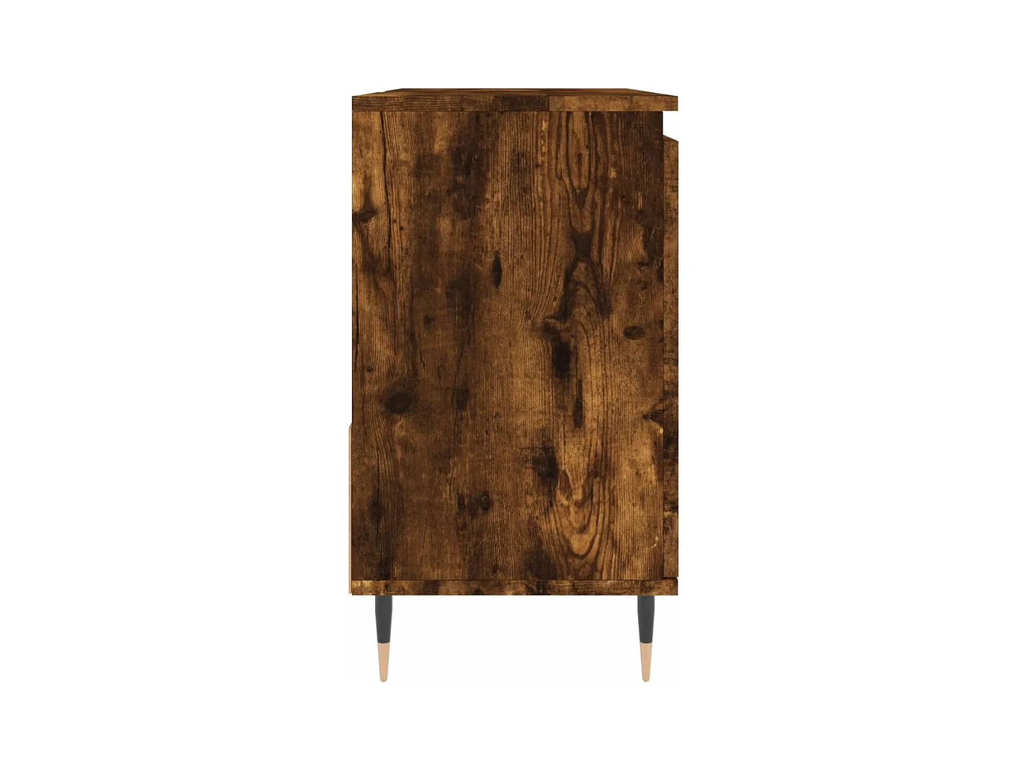 Armoire de bain chêne fumé 65x33x60 cm bois d'ingénierie