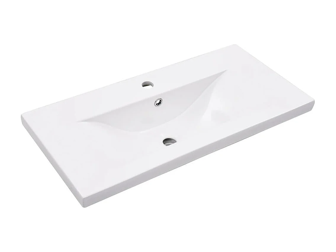 Estructura de baño con lavabo incorporado hierro negro