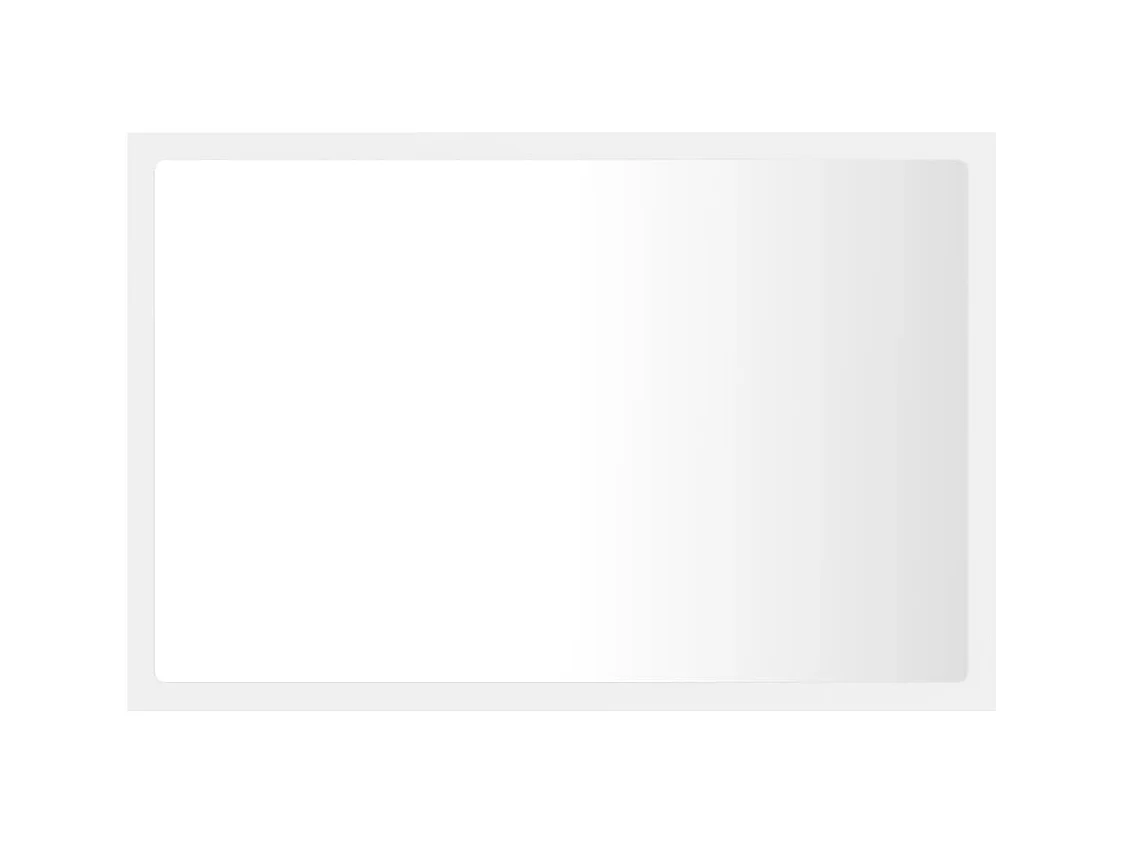 Badkamerspiegel LED 60x8,5x37 cm acryl wit