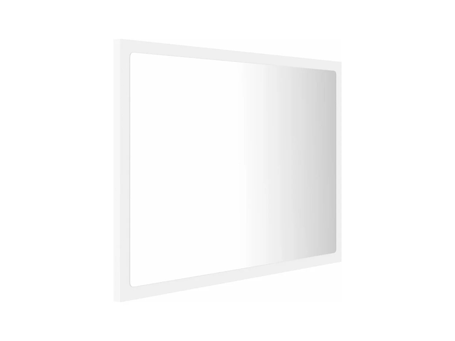 Badkamerspiegel LED 60x8,5x37 cm acryl wit