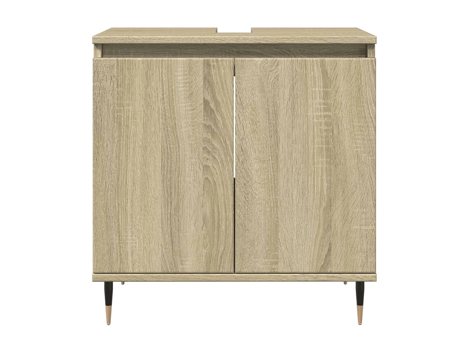 Armoire de bain chêne sonoma 58x33x60 cm bois d'ingénierie