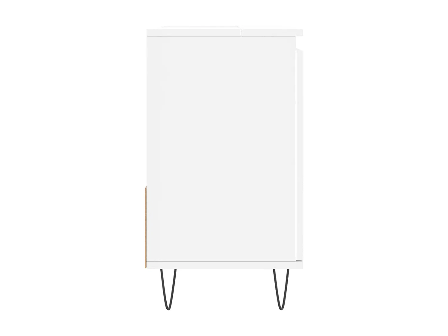 Armadietto da Bagno Bianco 65x33x60 cm in Legno Multistrato