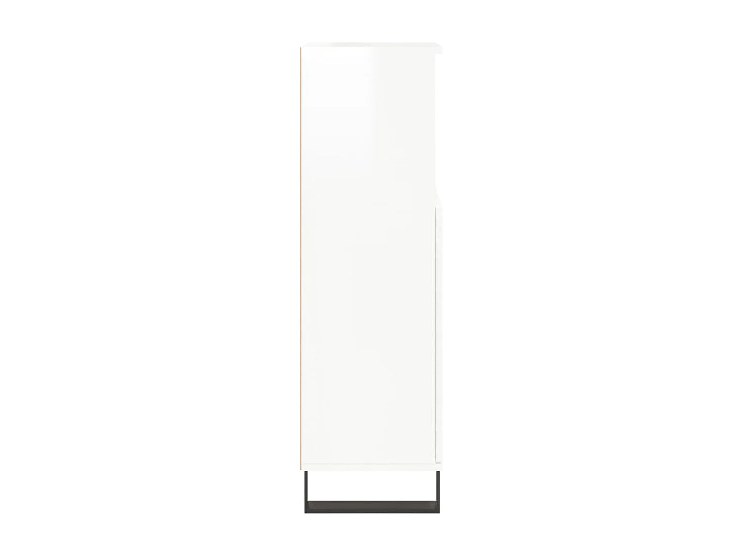 Armoire de salle de bain blanc brillant 30x30x100 cm