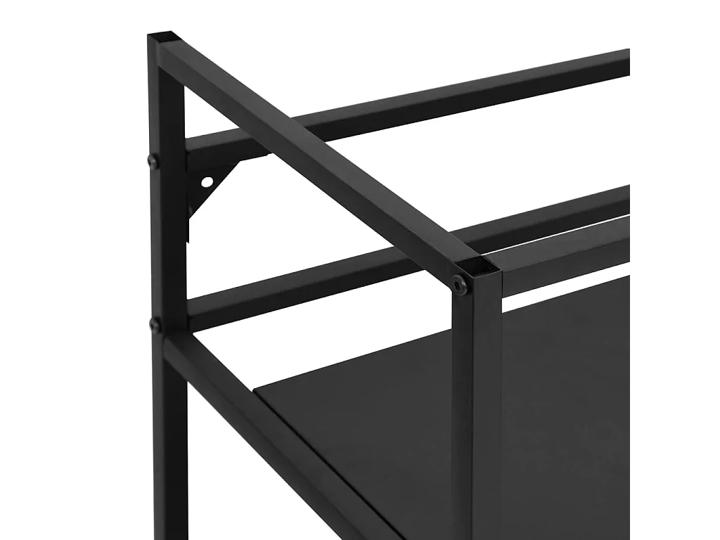 Badezimmer Waschtischgestell Schwarz 59x38x83 cm Eisen