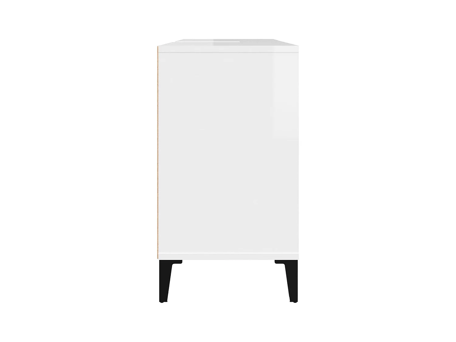 Móvel p/ lavatório 80x33x60 cm deriv. madeira branco brilhante