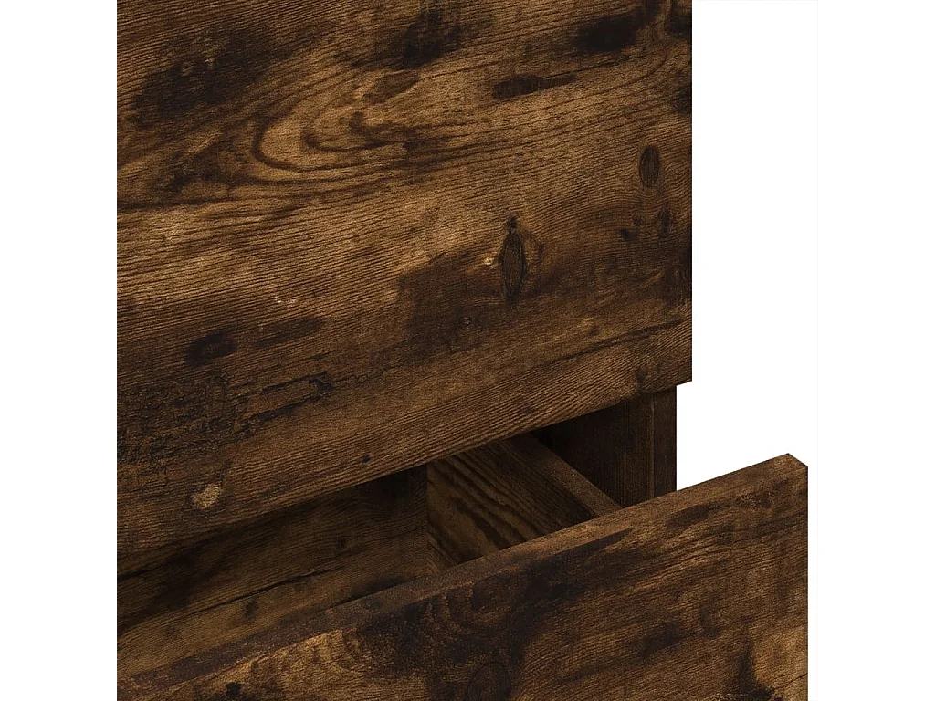 Mueble fregadero roble ahumado 78x37x59 cm madera contrachapada