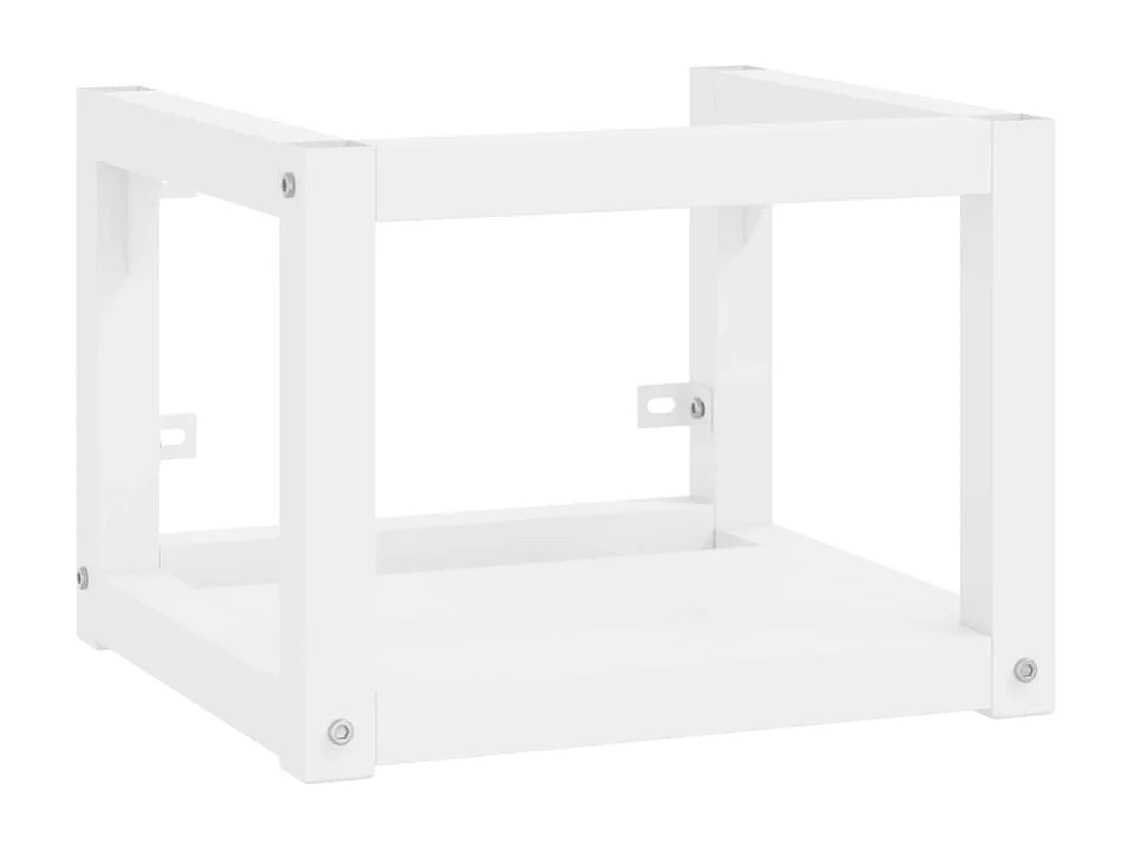 Struttura per Lavabo a Parete Bianca 40x38x31 cm in Ferro