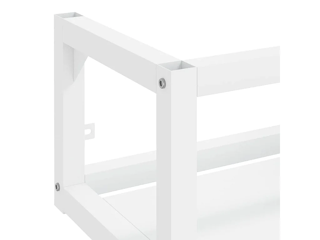 Struttura per Lavabo a Parete Bianca 40x38x31 cm in Ferro