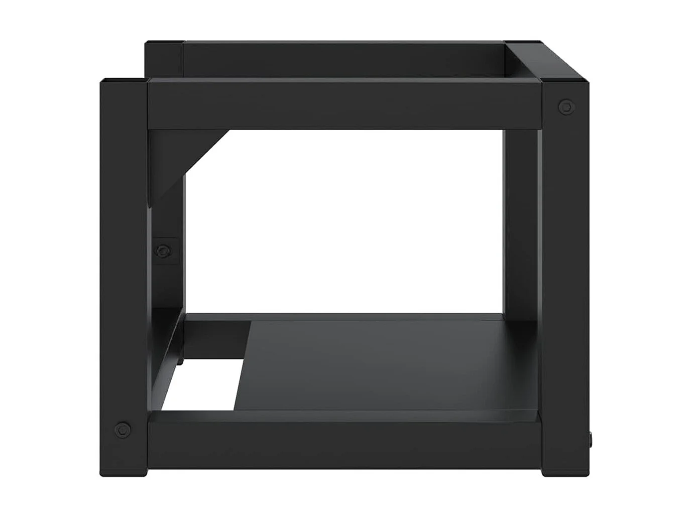 Struttura per Lavabo a Parete Nera 40x38x31 cm in Ferro