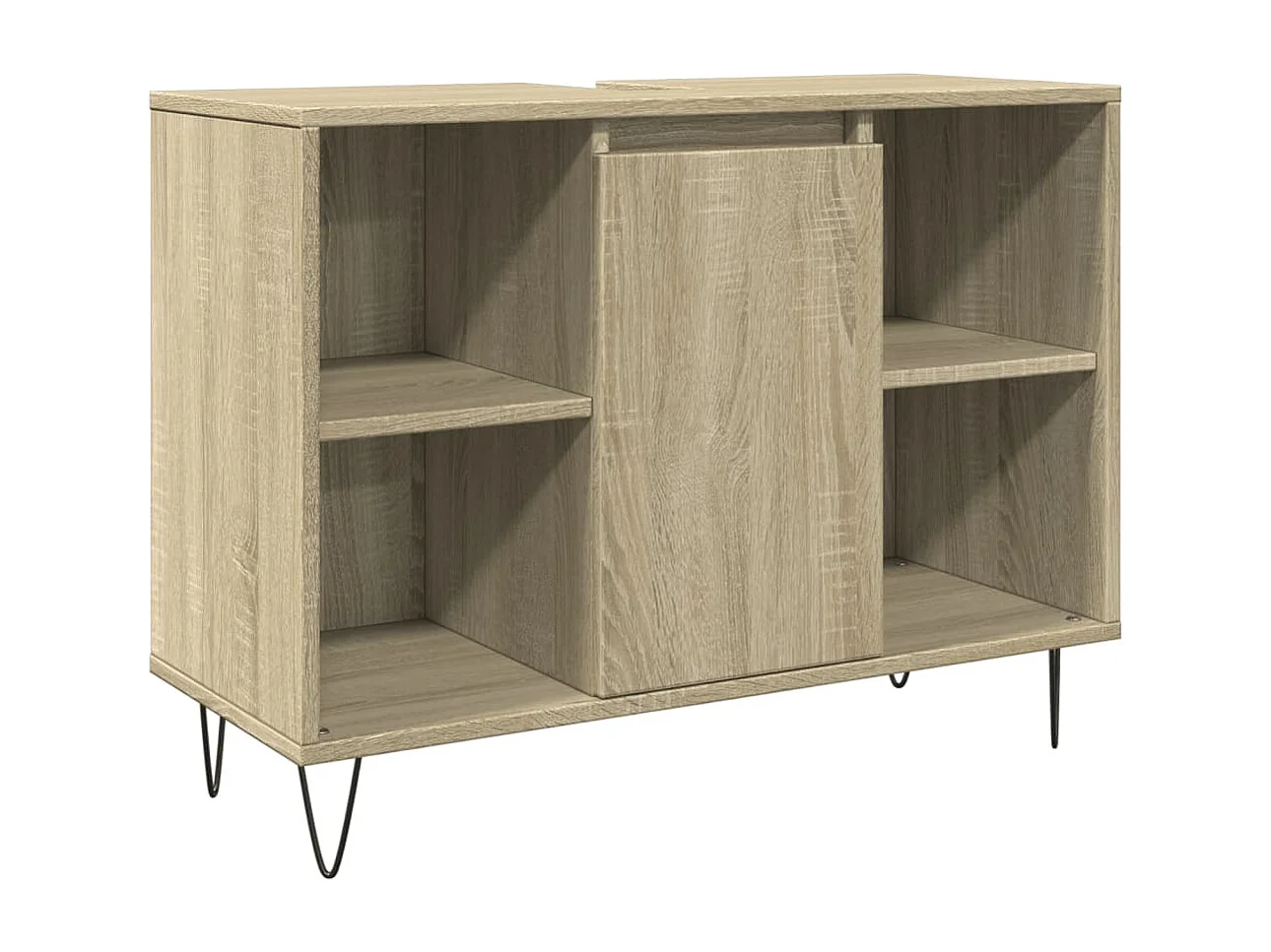 Mobile da bagno in rovere Sonoma 80x33x60 cm in derivati del legno