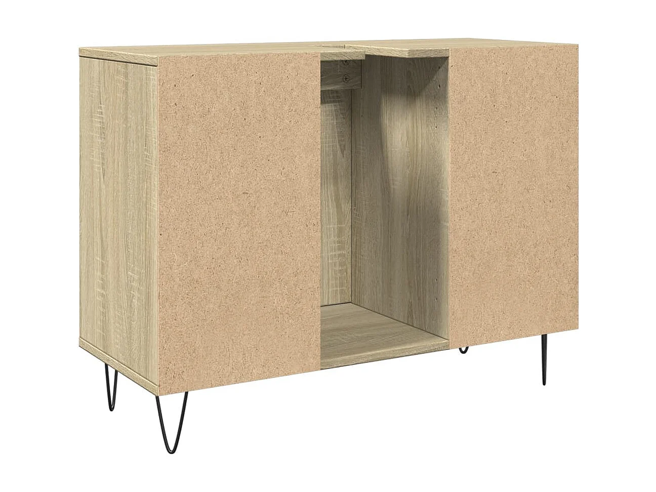 Mobile da bagno in rovere Sonoma 80x33x60 cm in derivati del legno