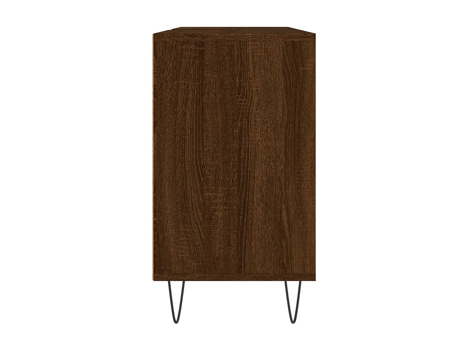Armoire salle de bain chêne marron 80x33x60cm bois d'ingénierie