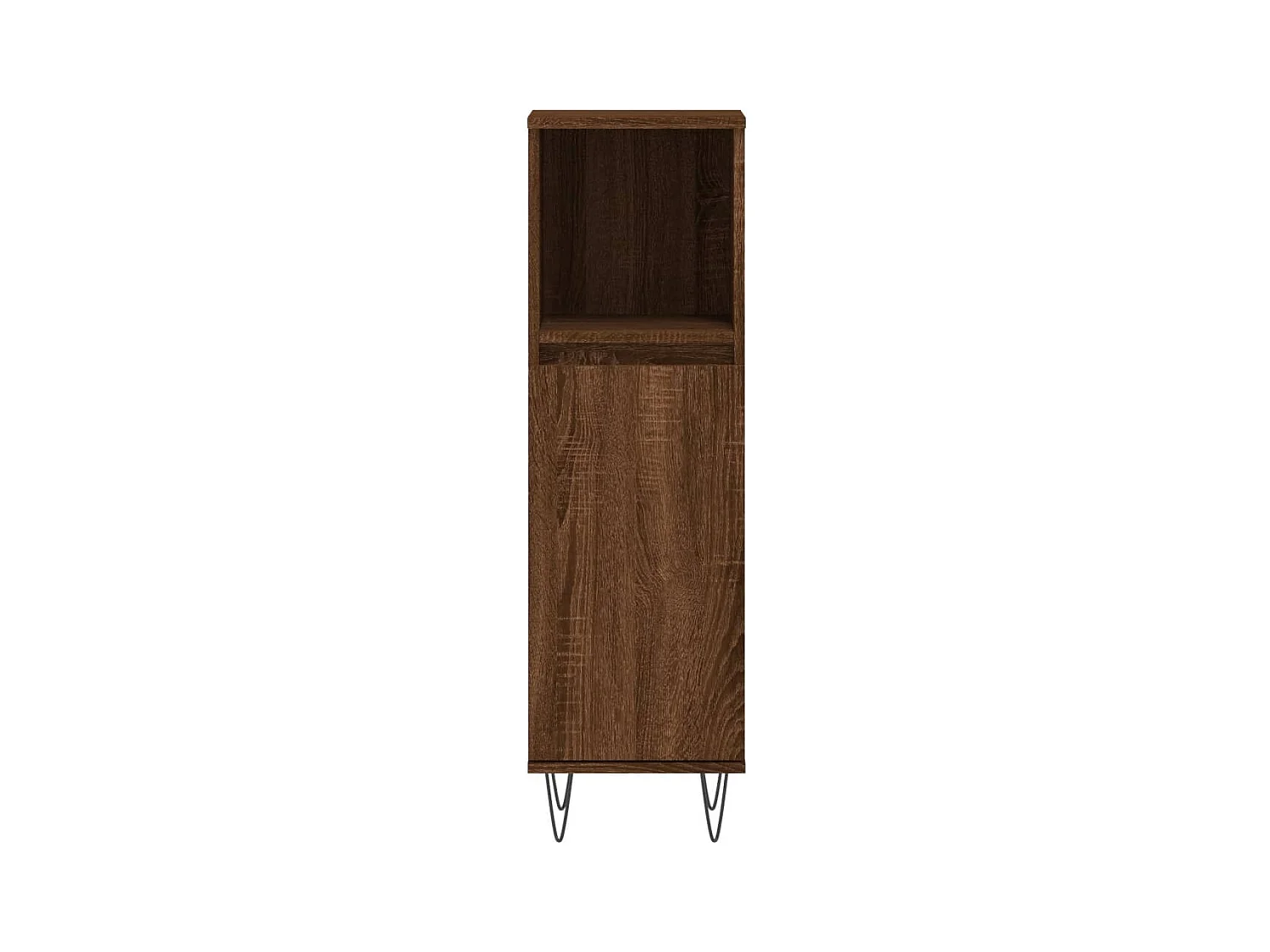 Armoire de bain chêne marron 30x30x100 cm bois d'ingénierie