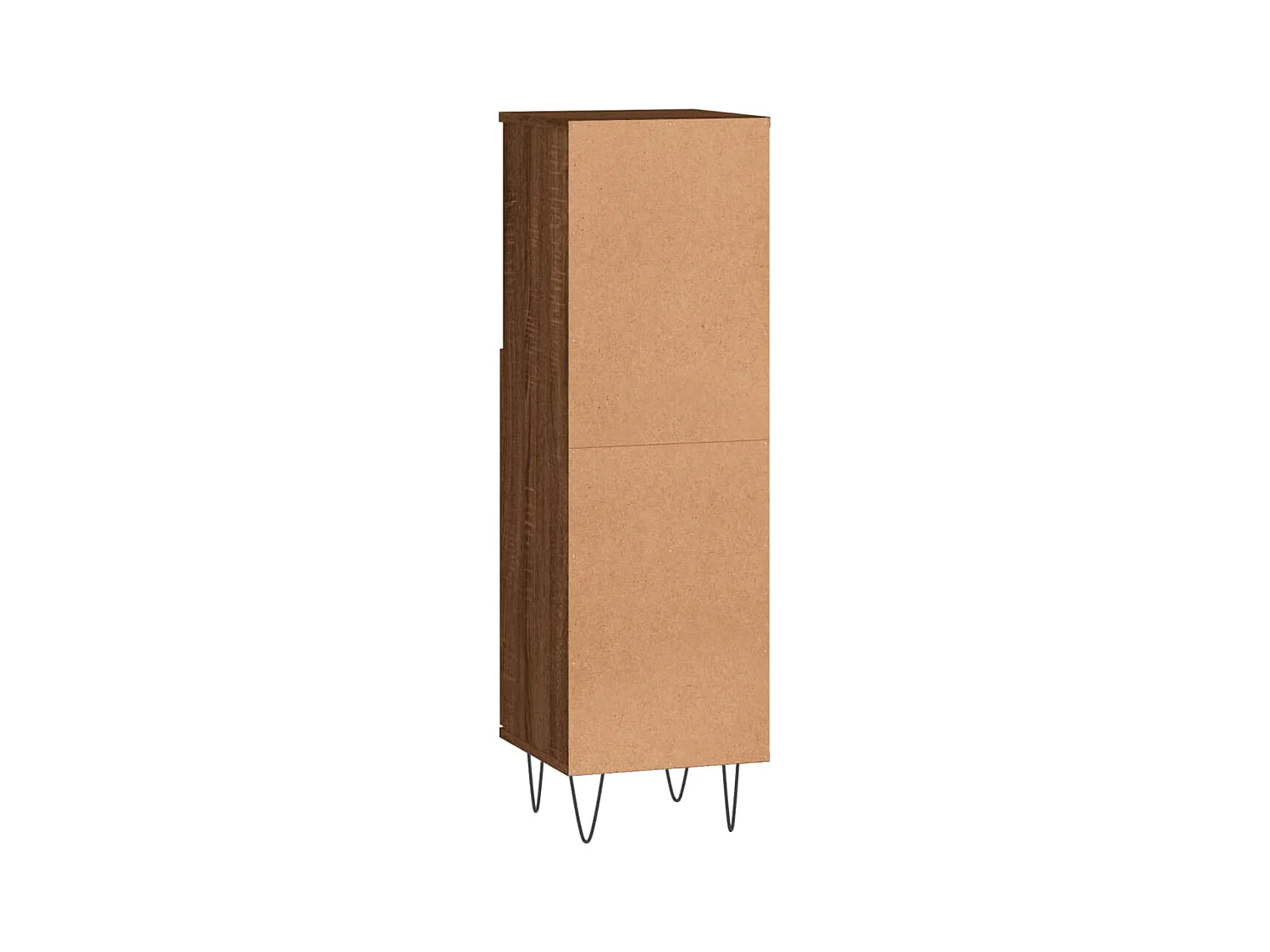 Armoire de bain chêne marron 30x30x100 cm bois d'ingénierie