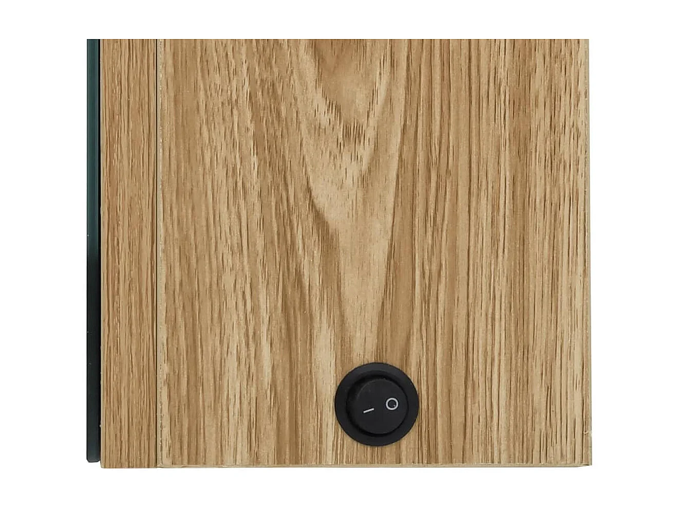 Armoire de salle de bain à miroir LED Chêne 50x13x70 cm