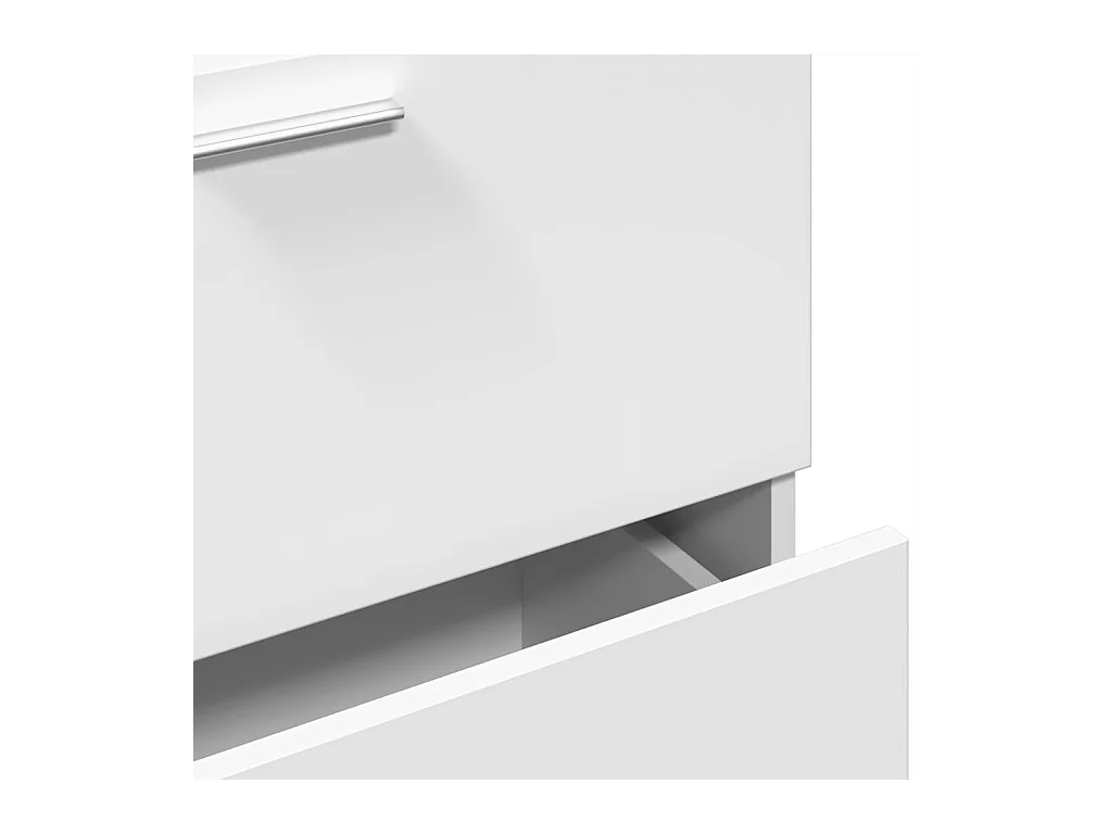 Armoire d'évier blanc 59x37x59 cm bois d'ingénierie