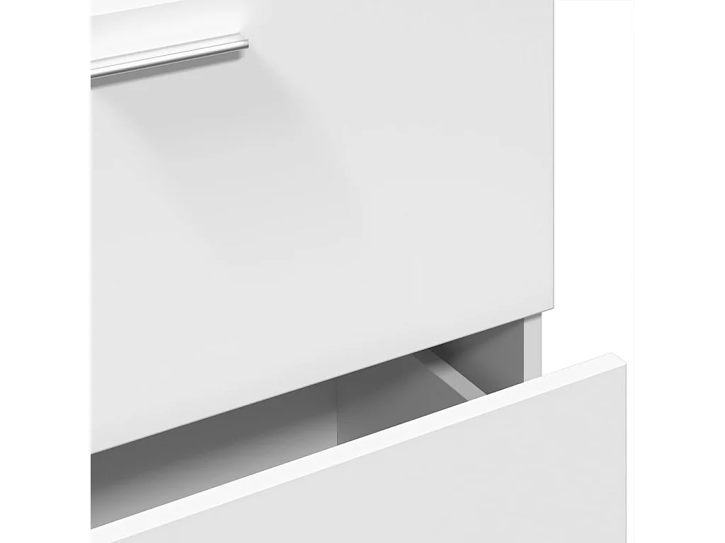 Armoire d'évier blanc 59x37x59 cm bois d'ingénierie