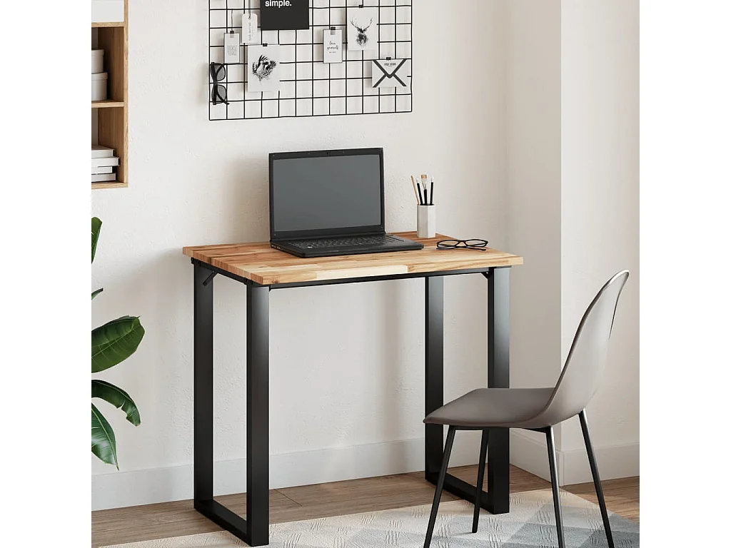 Tampo p/ móvel de WC 100x60x2cm acácia maciça acabamento a óleo