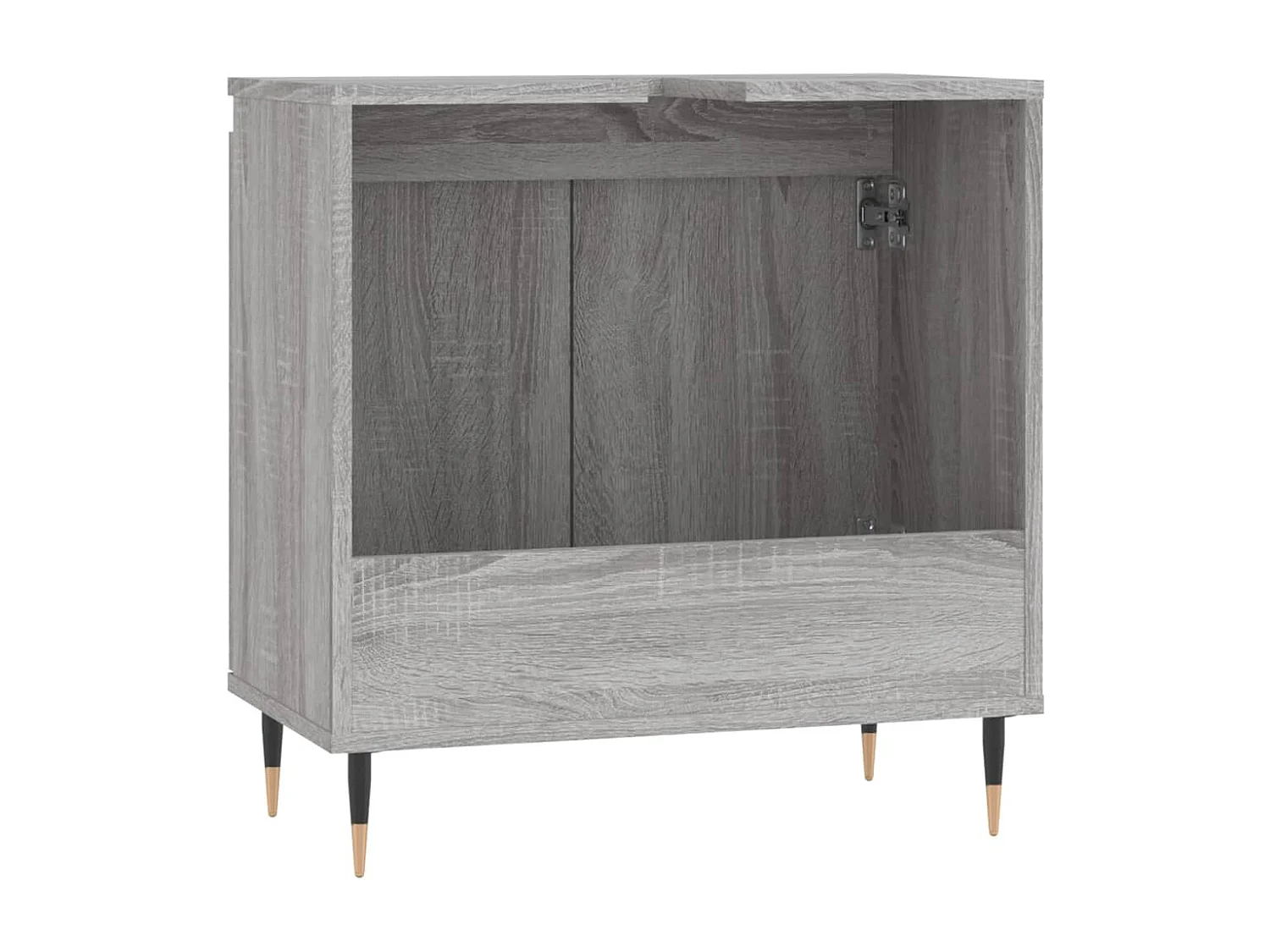 Armoire de bain sonoma gris 58x33x60 cm bois d'ingénierie
