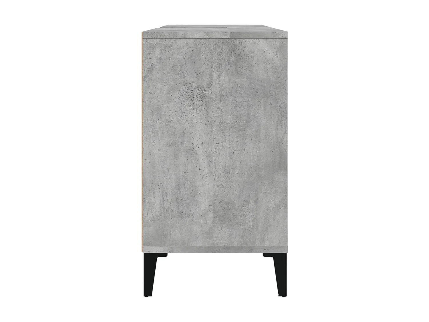 Meuble d'évier gris béton 80x33x60 cm bois d'ingénierie