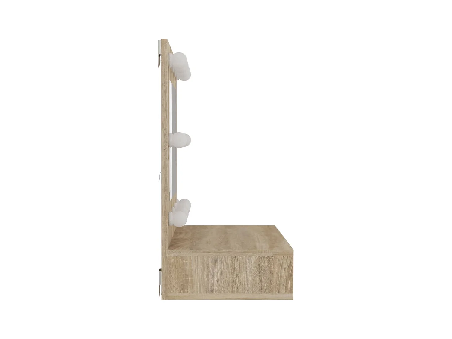 Armoire de miroir avec LED Chêne sonoma 60x31,5x62 cm