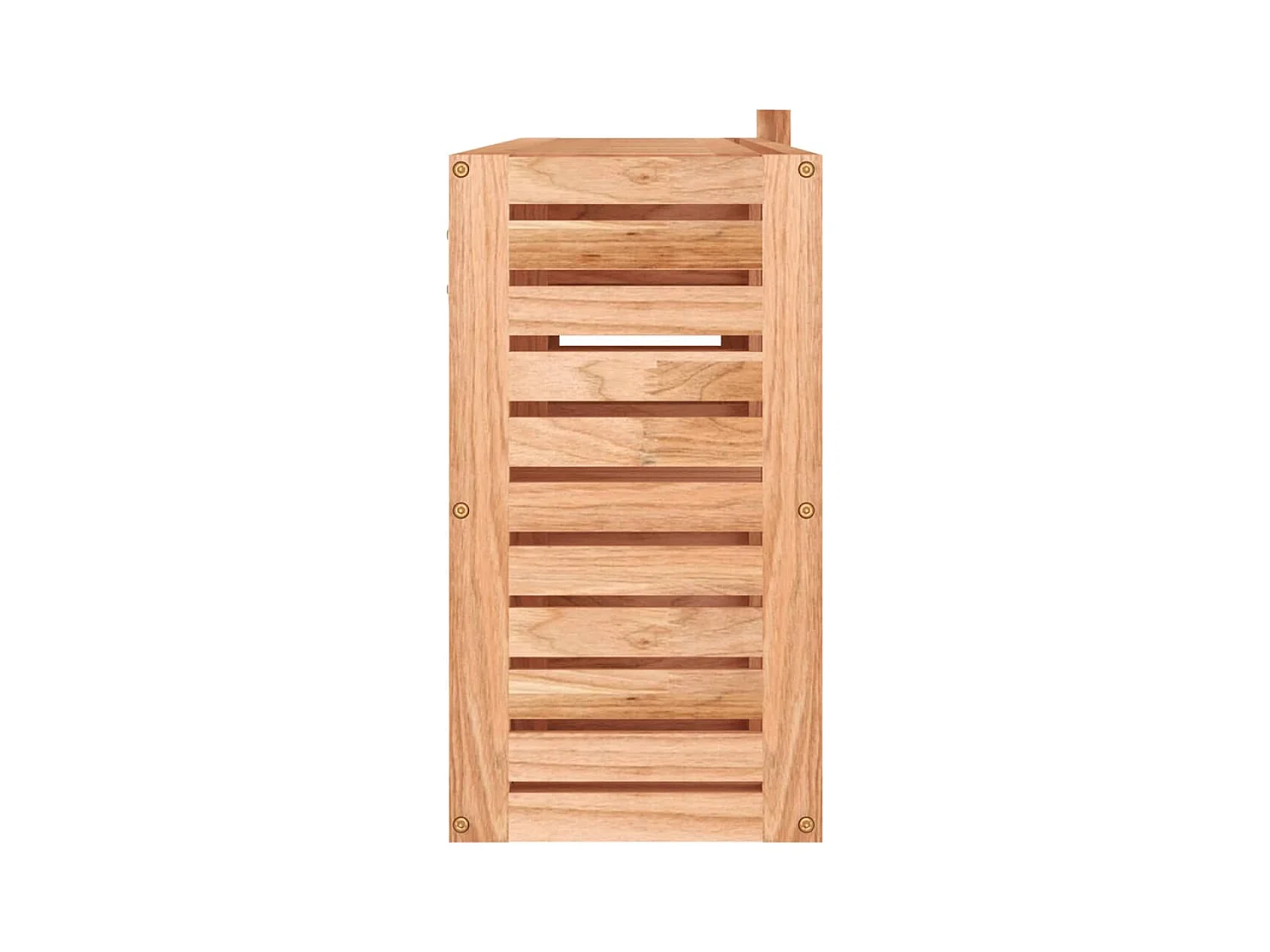 Spiegelschrank 80x17x34 cm Massivholz Nussbaum