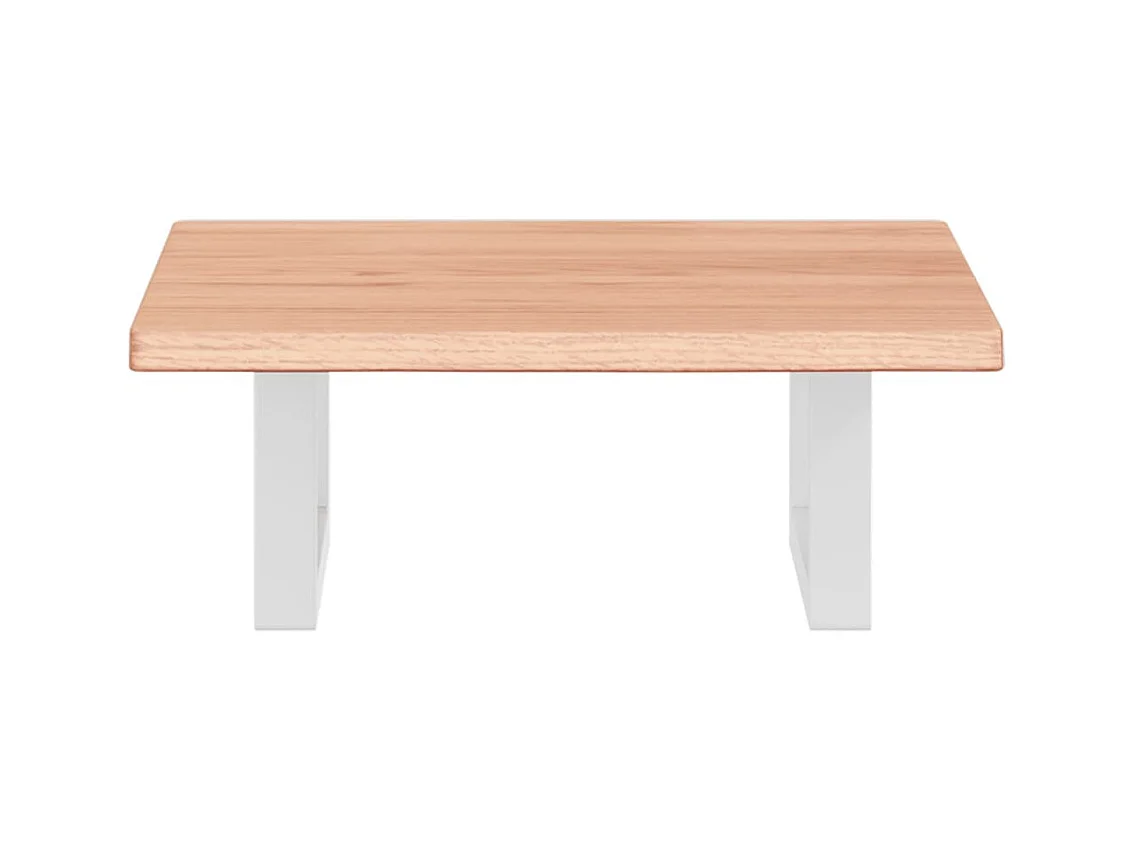 Badkamer wandschap staal en massief eikenhout