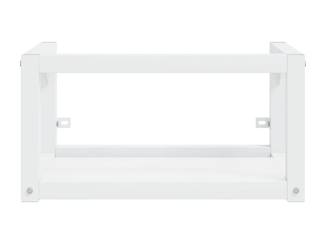 Estrutura de lavatório c/ lavatório embutido ferro branco